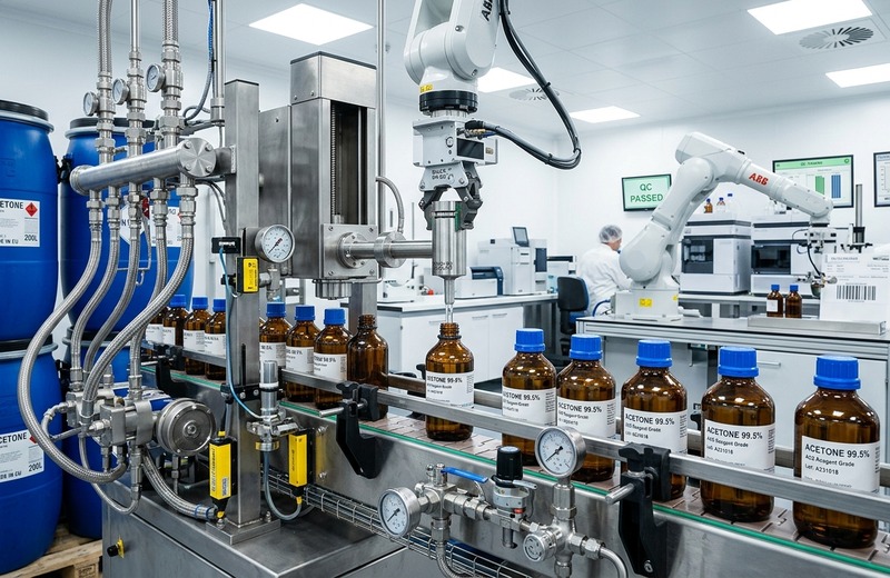 Advanced R&D formulation laboratory ensuring high concentration and premium chemical quality