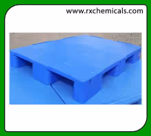 HDPE Injection Molded 4 Way Entry Non Reversible One piece Molded Plastic Pallets
